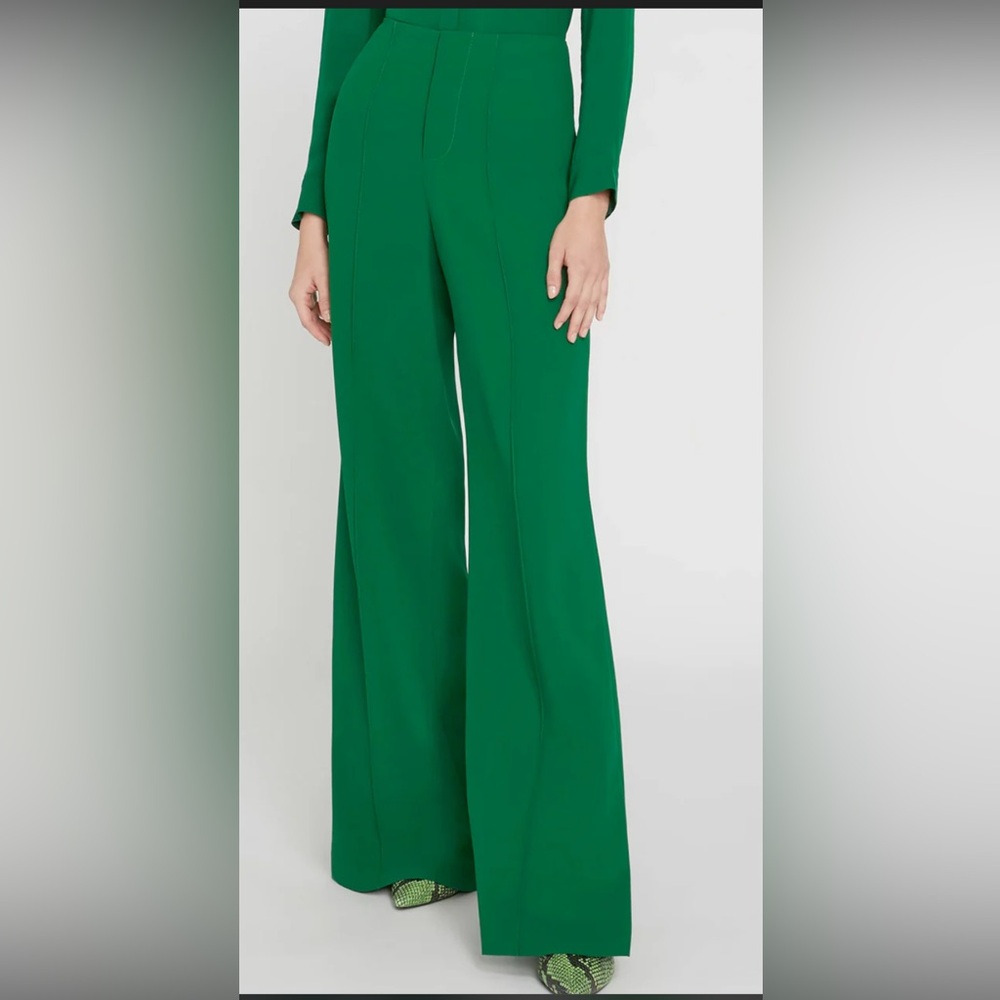 Alice + Olivia NWT DYLAN PANTS IN EVERGREEN